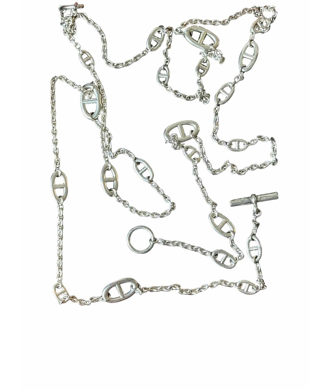 HERMES Серебряное колье, фото 1