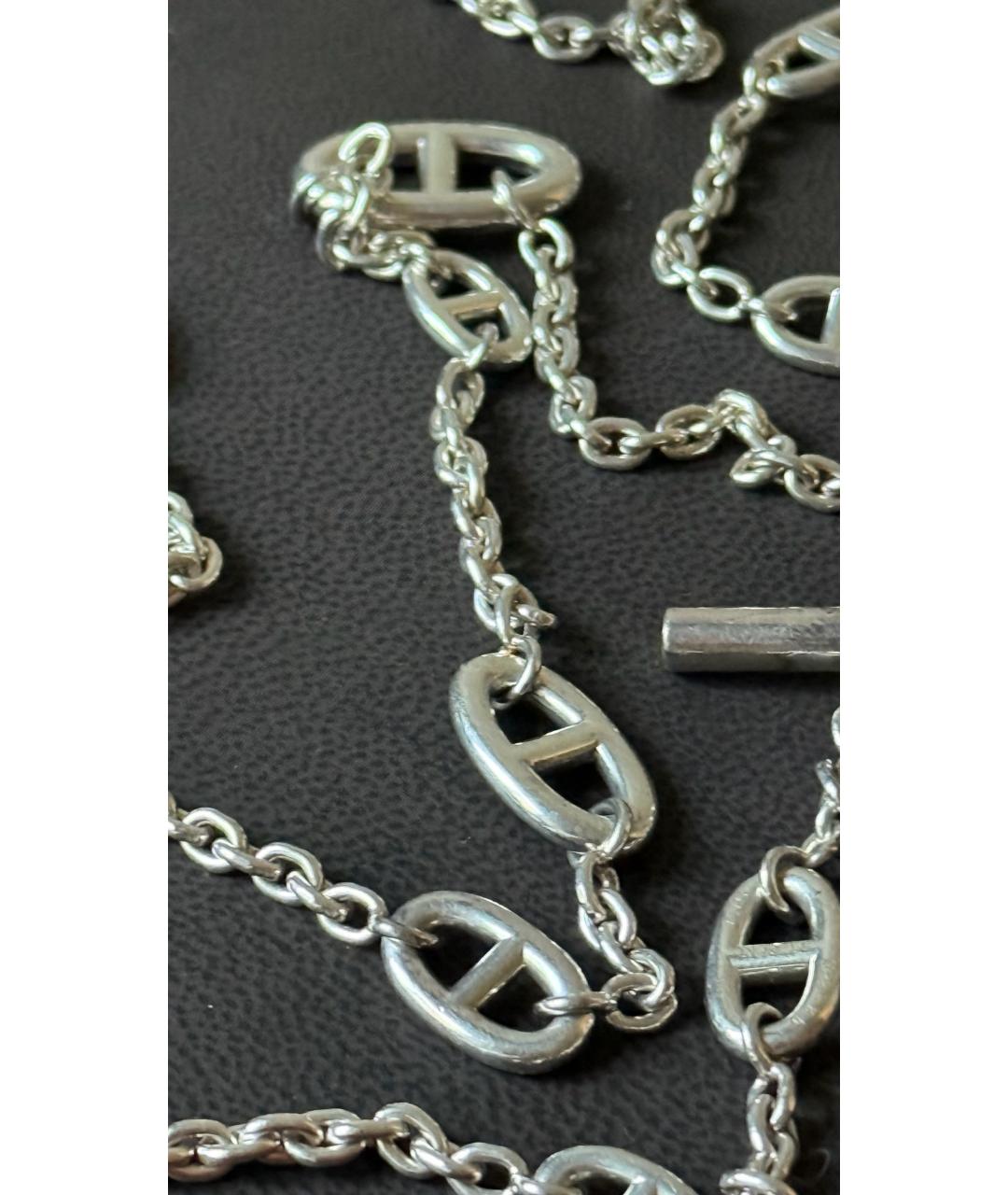 HERMES Серебряное колье, фото 2