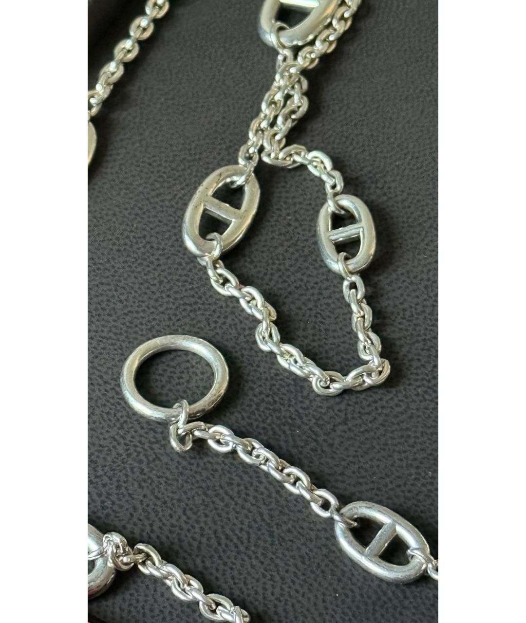 HERMES Серебряное колье, фото 4