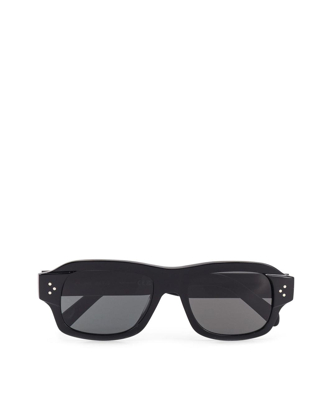 CELINE Черные пластиковые солнцезащитные очки, фото 1