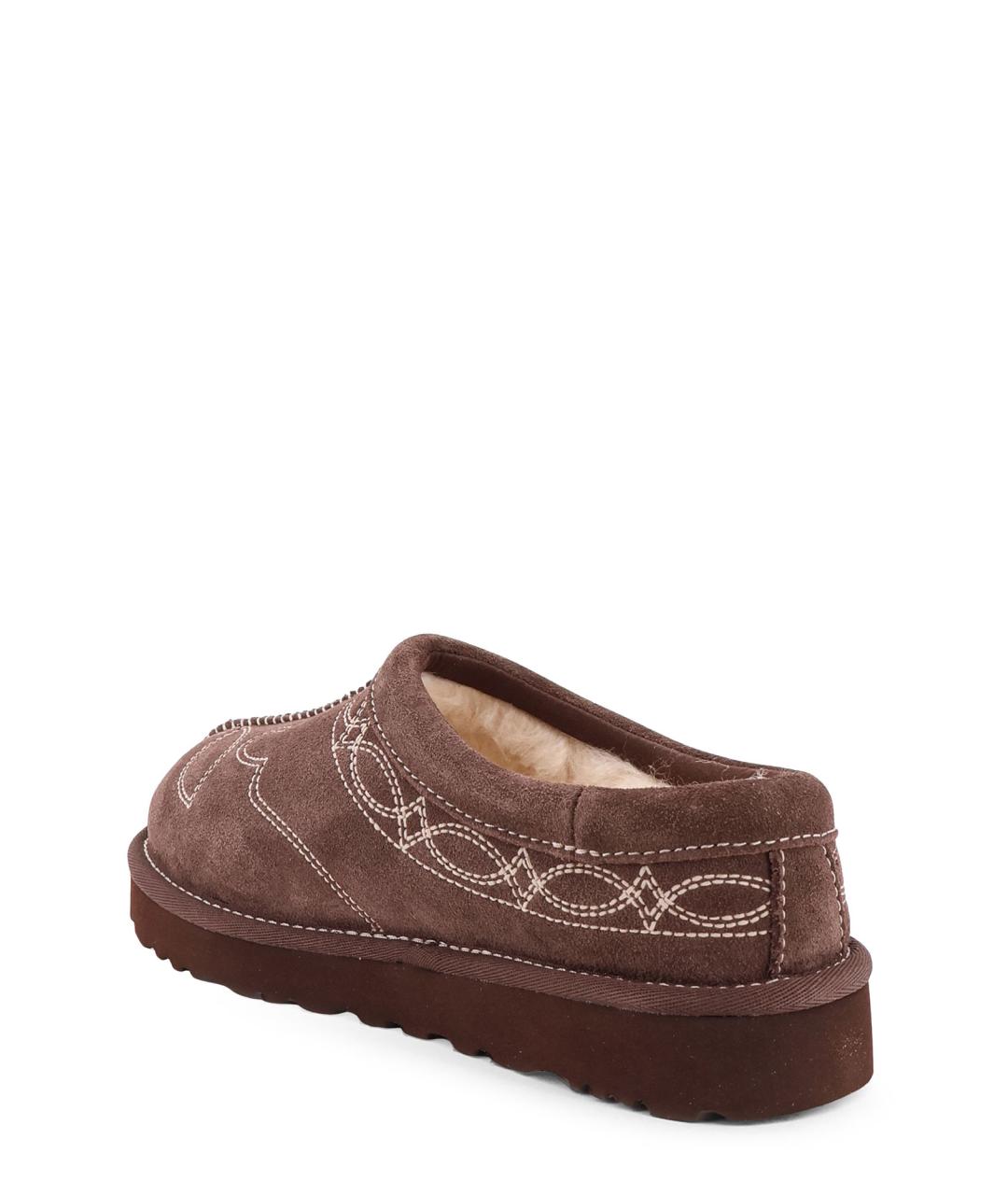UGG Коричневые замшевые сабо, фото 3