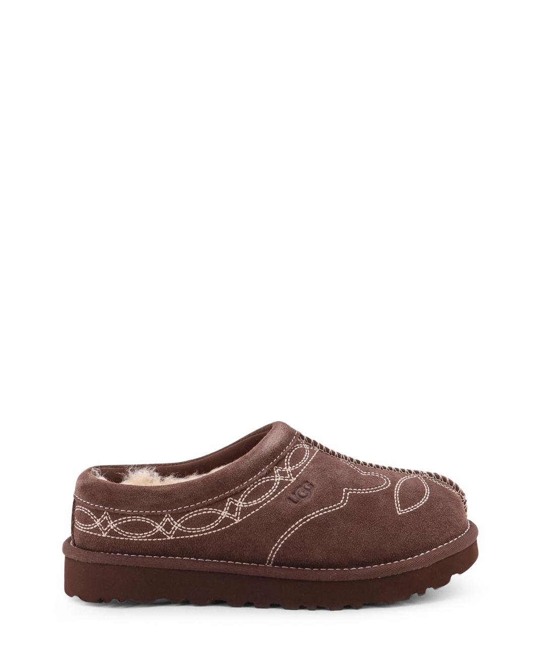 UGG Коричневые замшевые сабо, фото 5