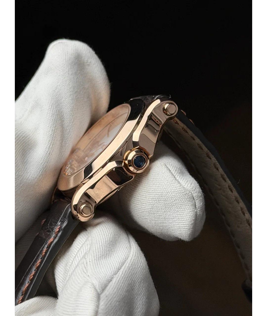 CHOPARD Белые часы из розового золота, фото 4