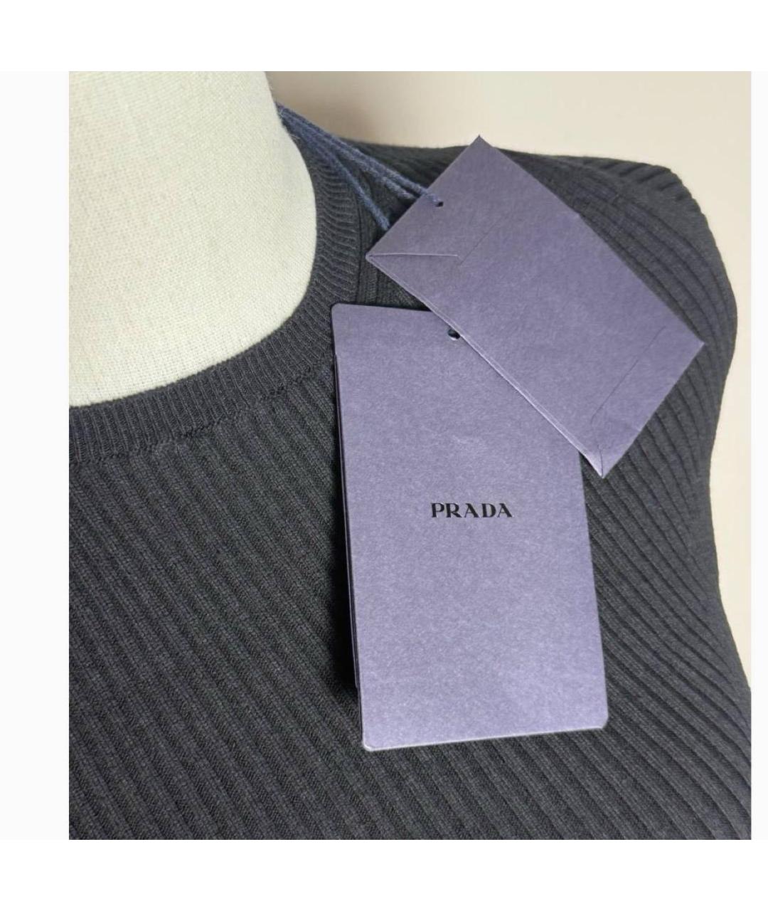 PRADA Черный джемпер / свитер, фото 3