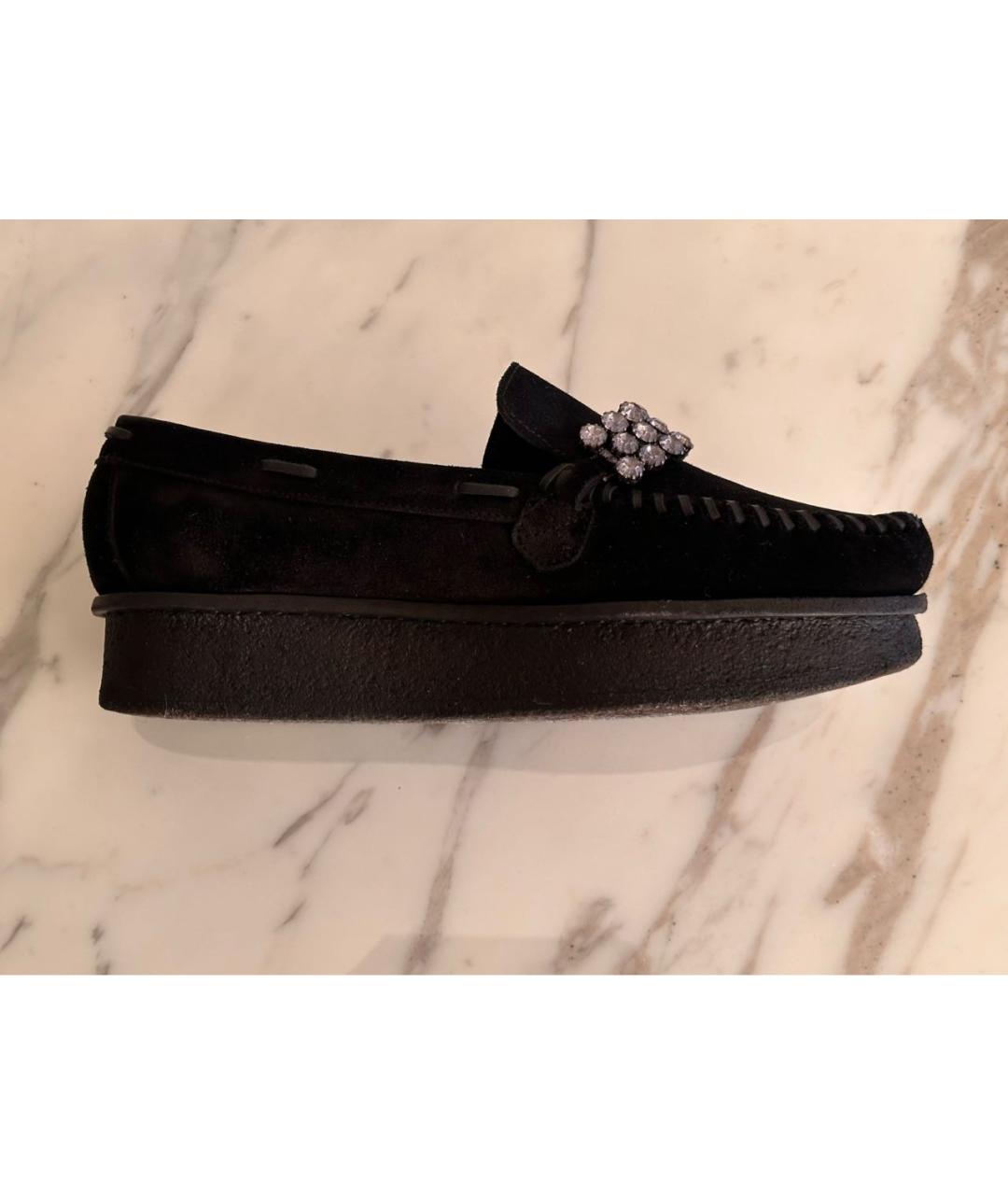 GIUSEPPE ZANOTTI DESIGN Черные кожаные мокасины, фото 7