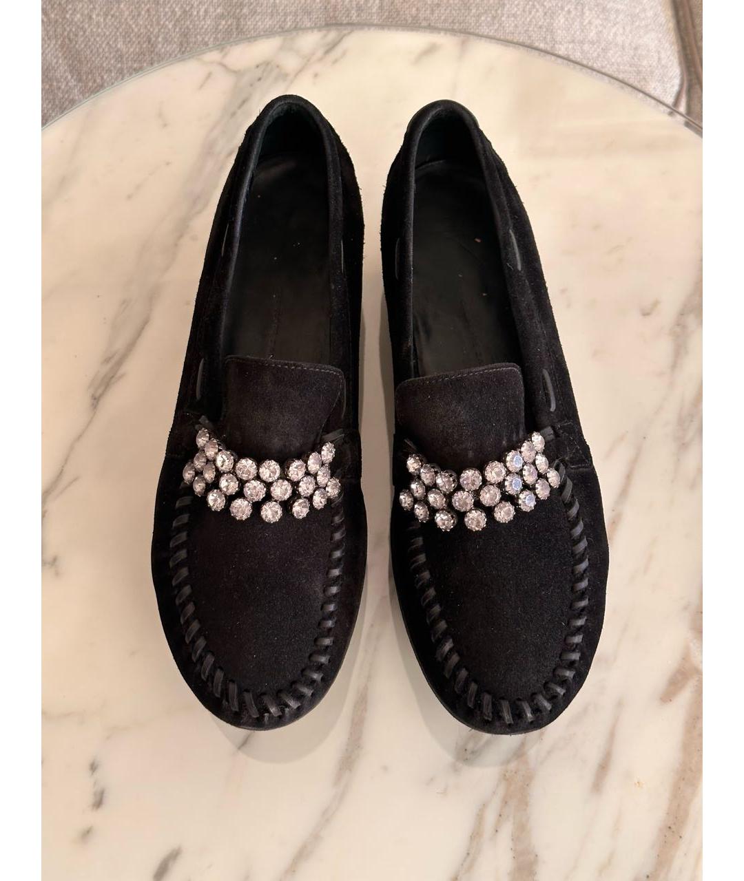 GIUSEPPE ZANOTTI DESIGN Черные кожаные мокасины, фото 3