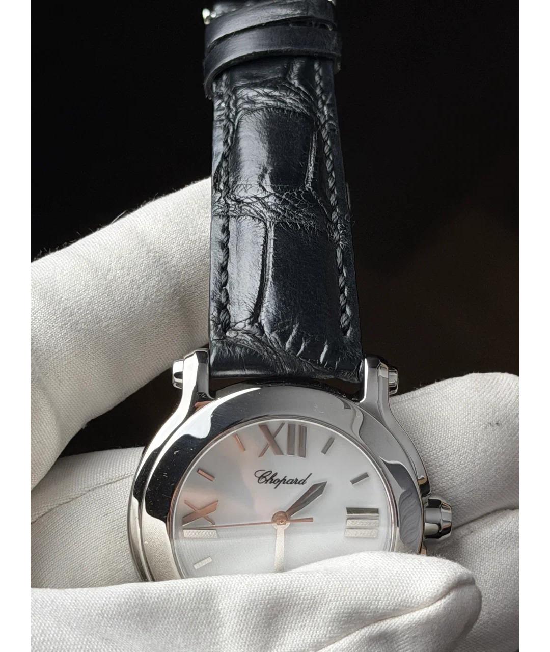CHOPARD Белые металлические часы, фото 5