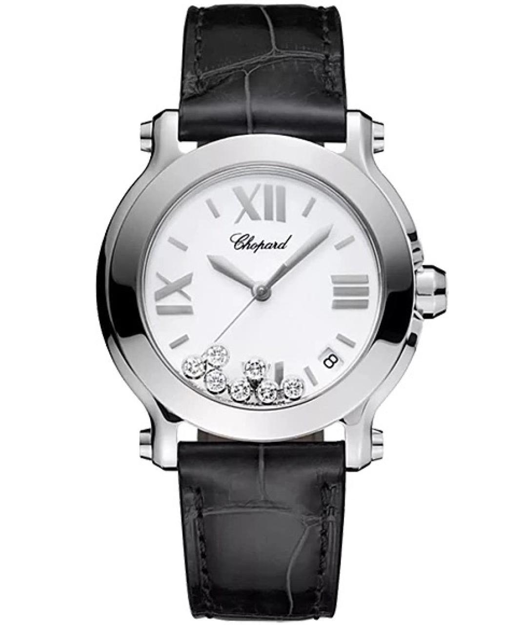 CHOPARD Белые металлические часы, фото 7