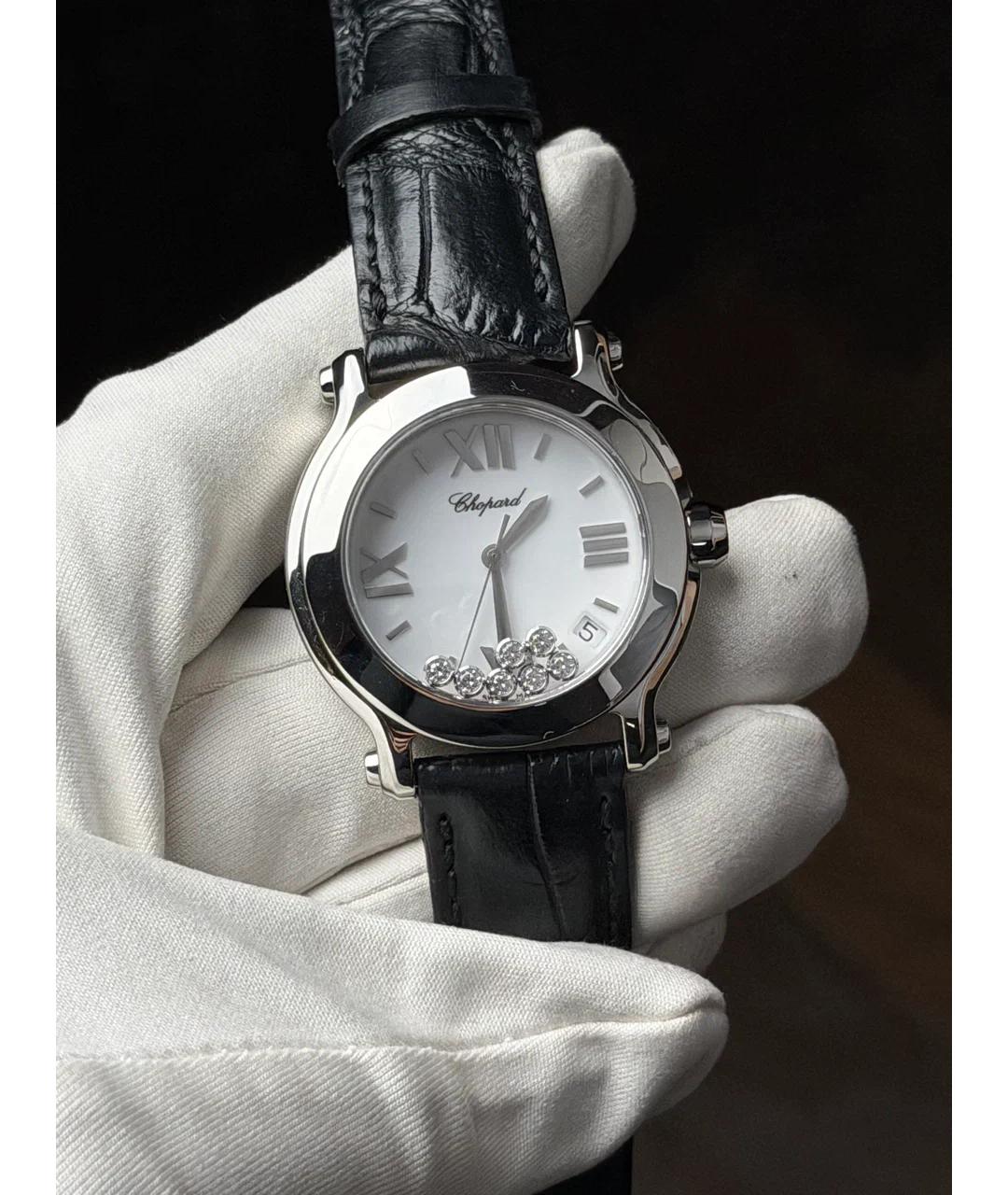 CHOPARD Белые металлические часы, фото 2