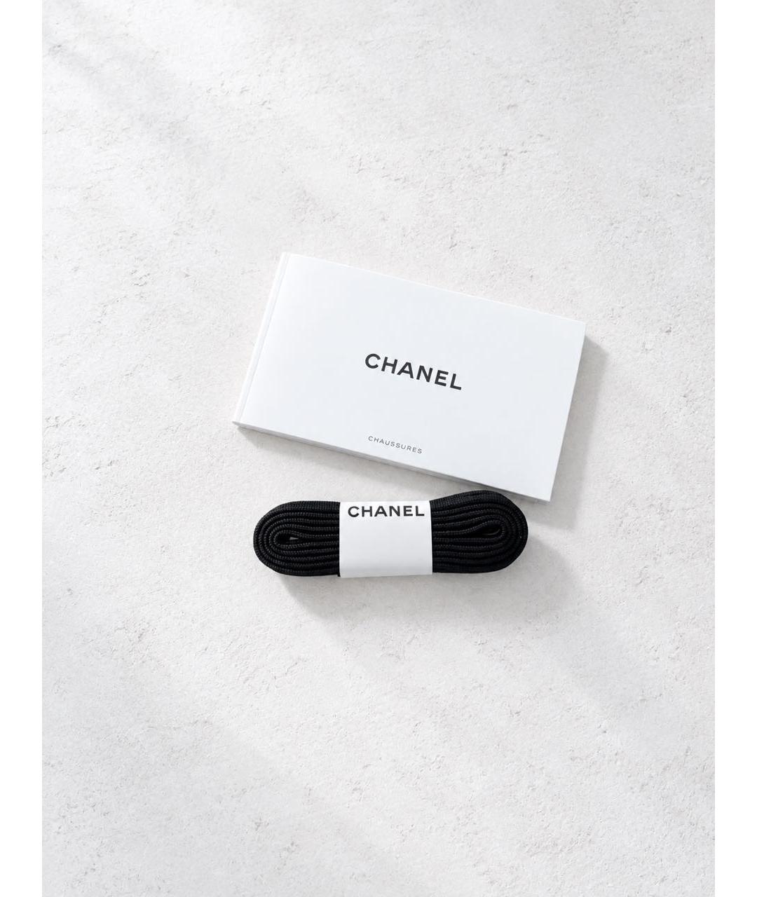 CHANEL Черные текстильные кроссовки, фото 6