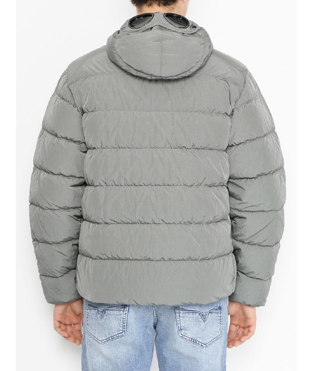 CP COMPANY Серый нейлоновый пуховик, фото 2