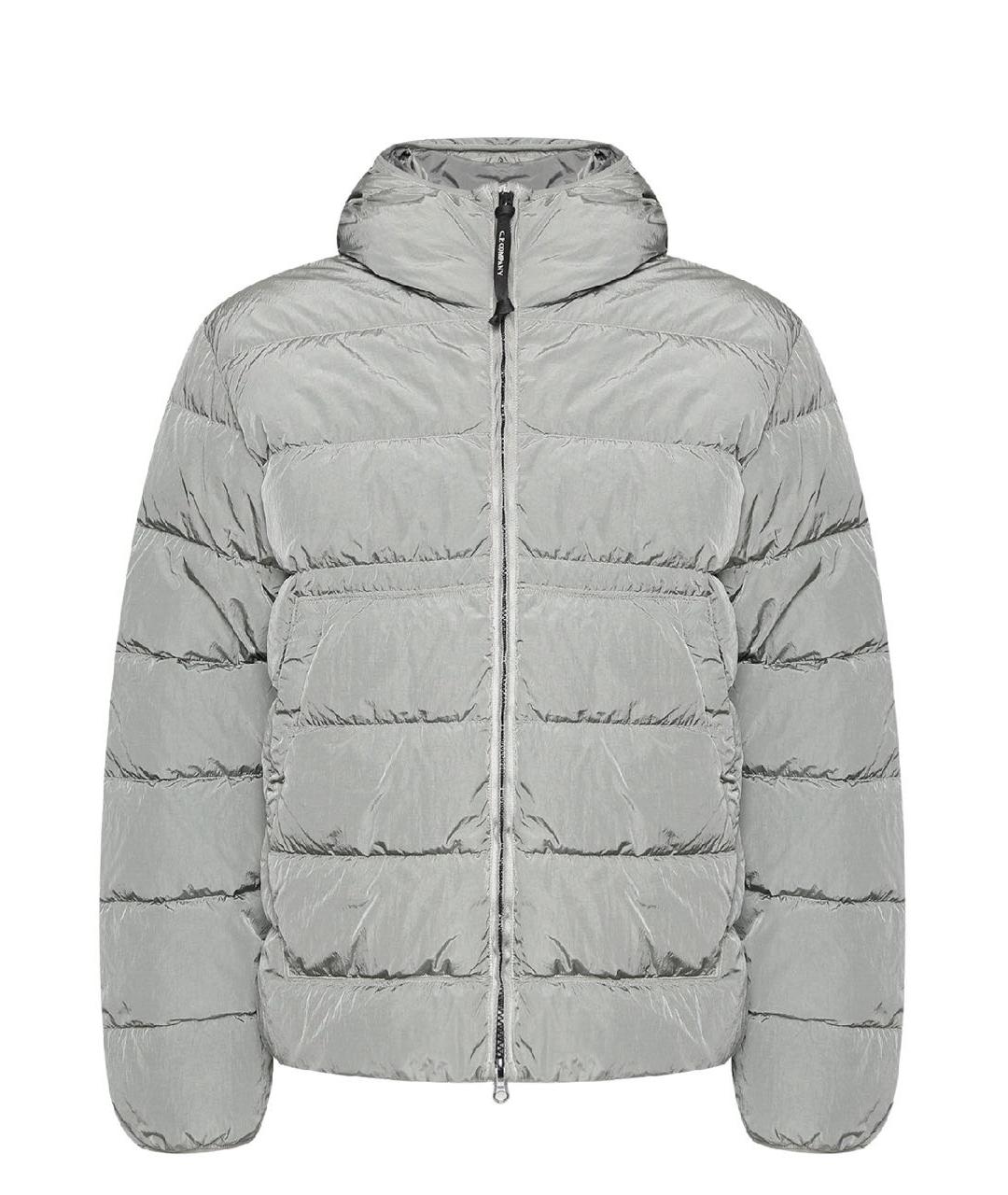 CP COMPANY Серый нейлоновый пуховик, фото 7