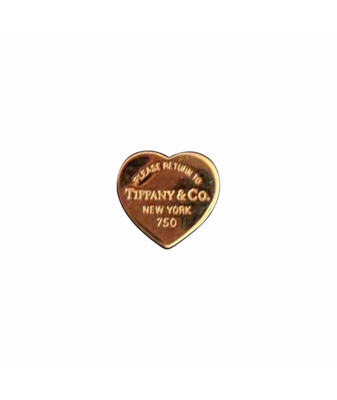 TIFFANY&CO Золотые серьги из желтого золота, фото 1
