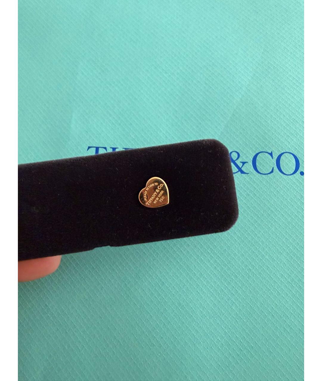 TIFFANY&CO Золотые серьги из желтого золота, фото 4