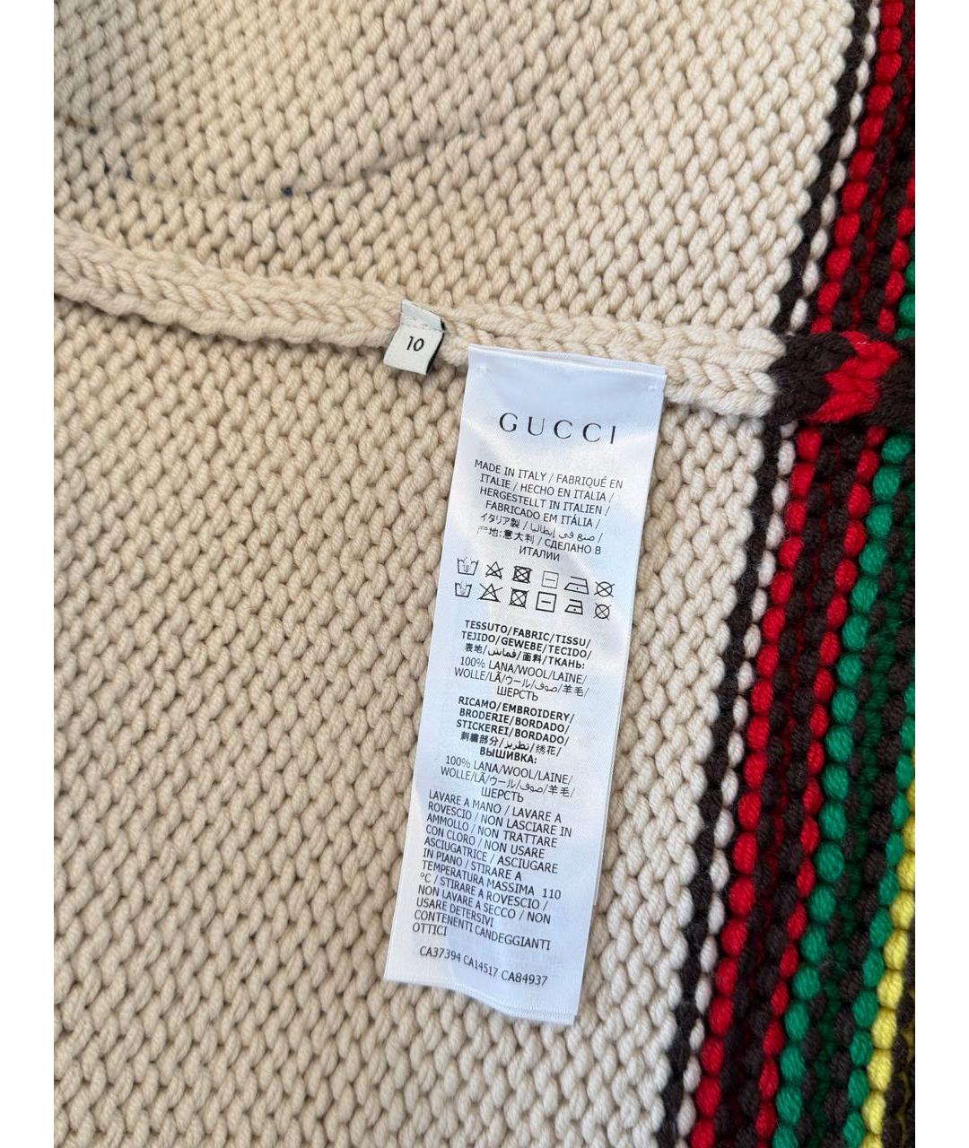 GUCCI Мульти шерстяной жакет / жилет, фото 6