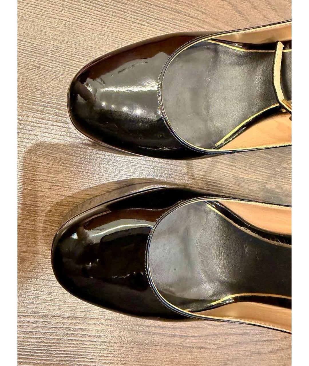 VALENTINO Черные кожаные туфли, фото 8
