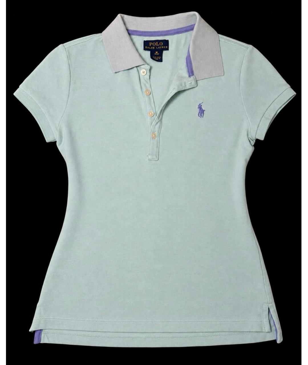POLO RALPH LAUREN Бирюзовая хлопковая рубашка/блузка, фото 3
