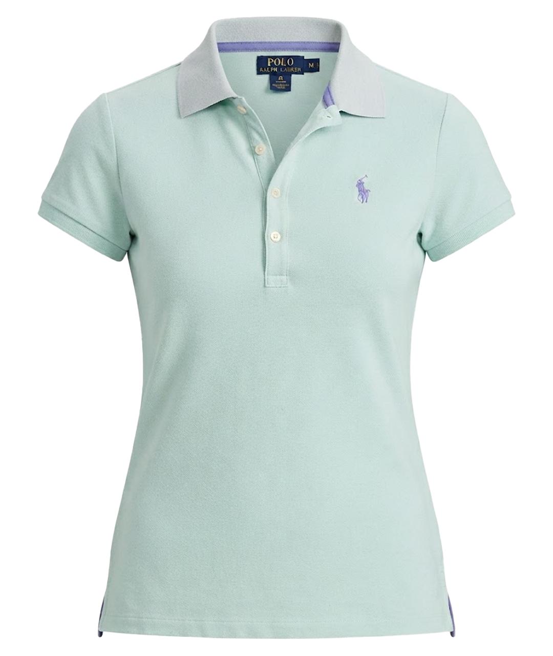 POLO RALPH LAUREN Бирюзовая хлопковая рубашка/блузка, фото 1