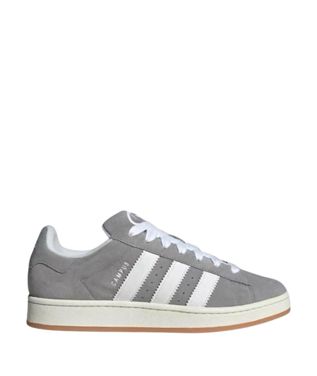 ADIDAS Серые замшевые кеды, фото 1