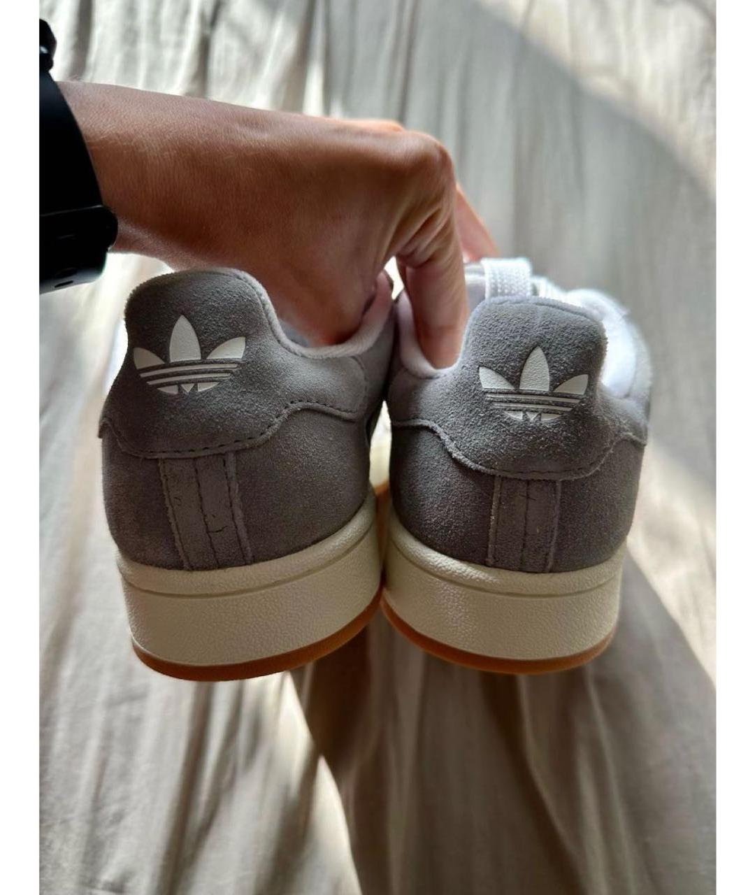ADIDAS Серые замшевые кеды, фото 3