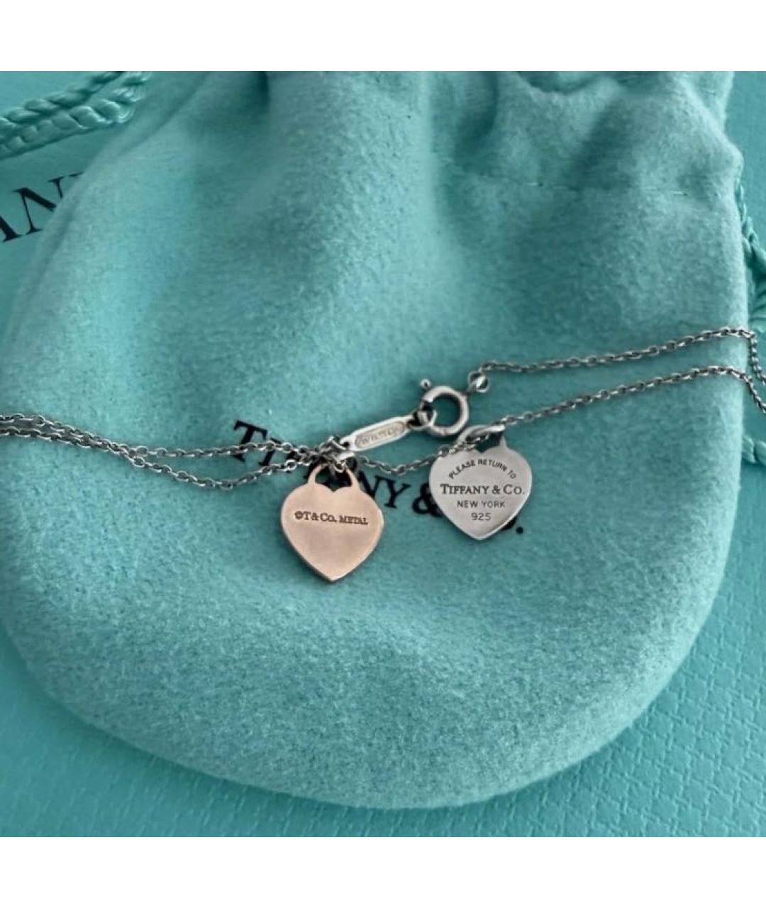 TIFFANY&CO Серебряная серебряная подвеска, фото 4