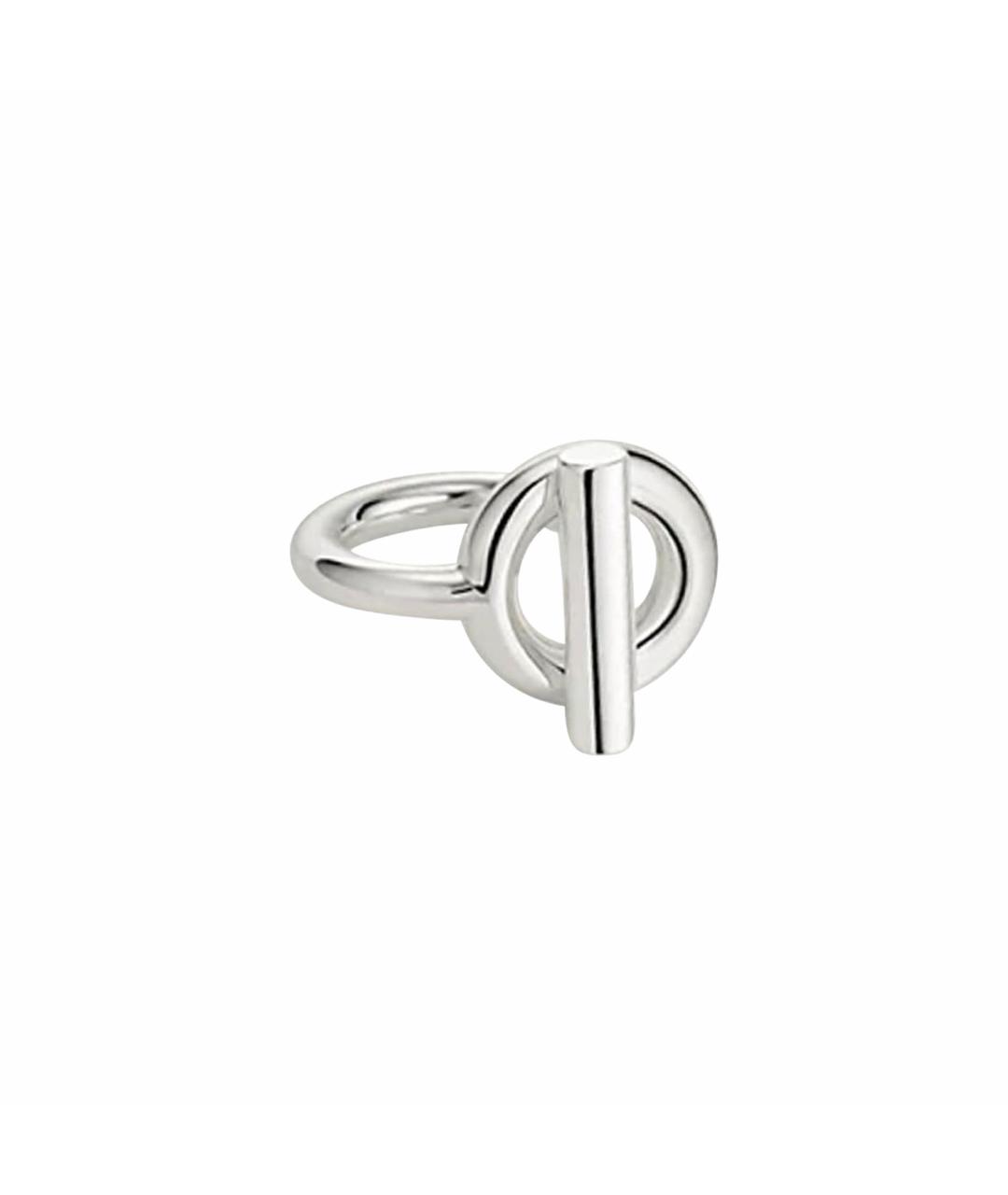 HERMES Серебряное серебряное кольцо, фото 1