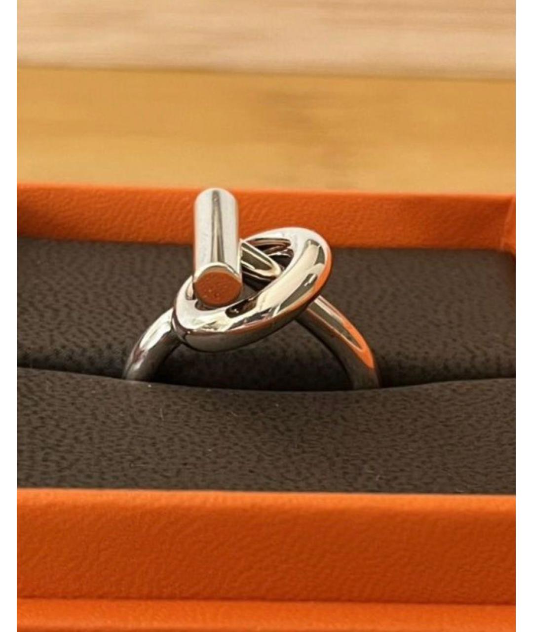 HERMES Серебряное серебряное кольцо, фото 3