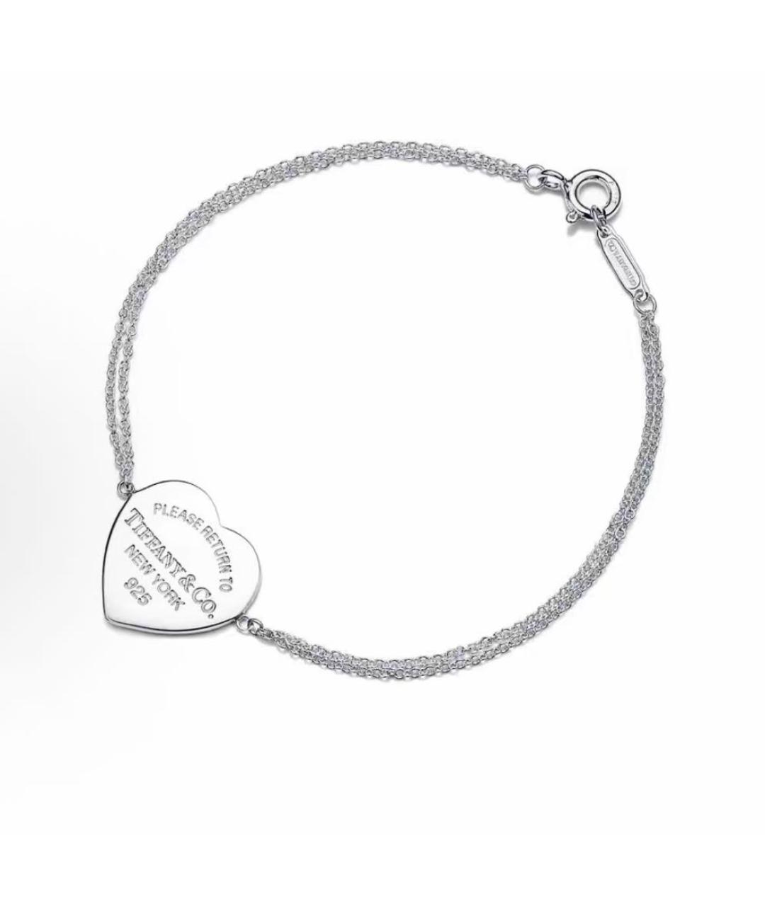 TIFFANY&CO Серебряный серебряный браслет, фото 6