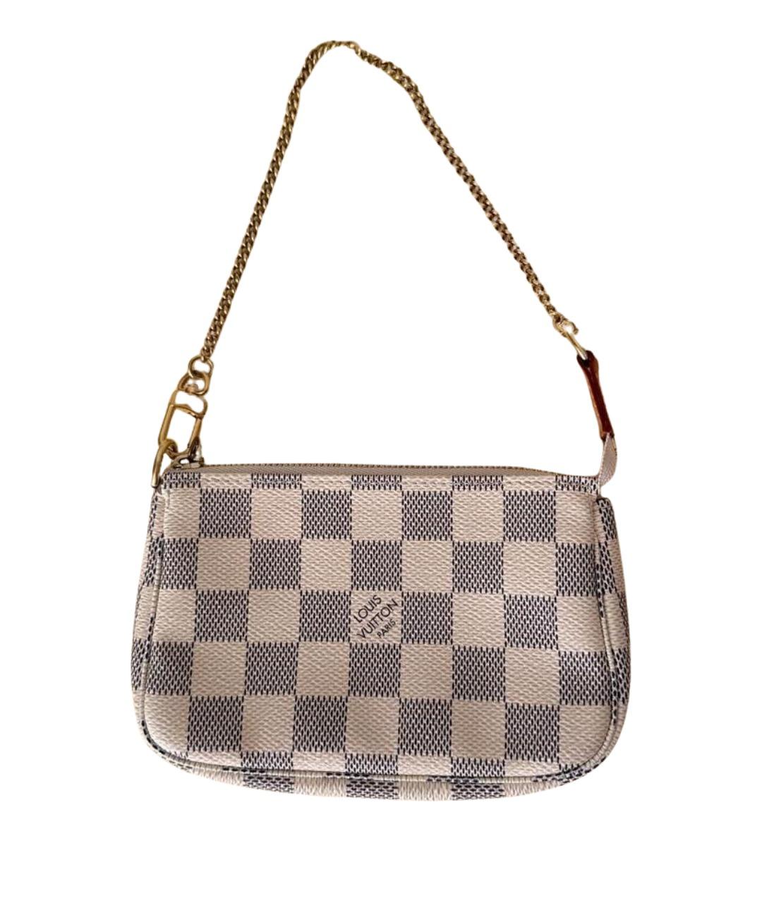 LOUIS VUITTON Бежевая сумка с короткими ручками из канвы, фото 1