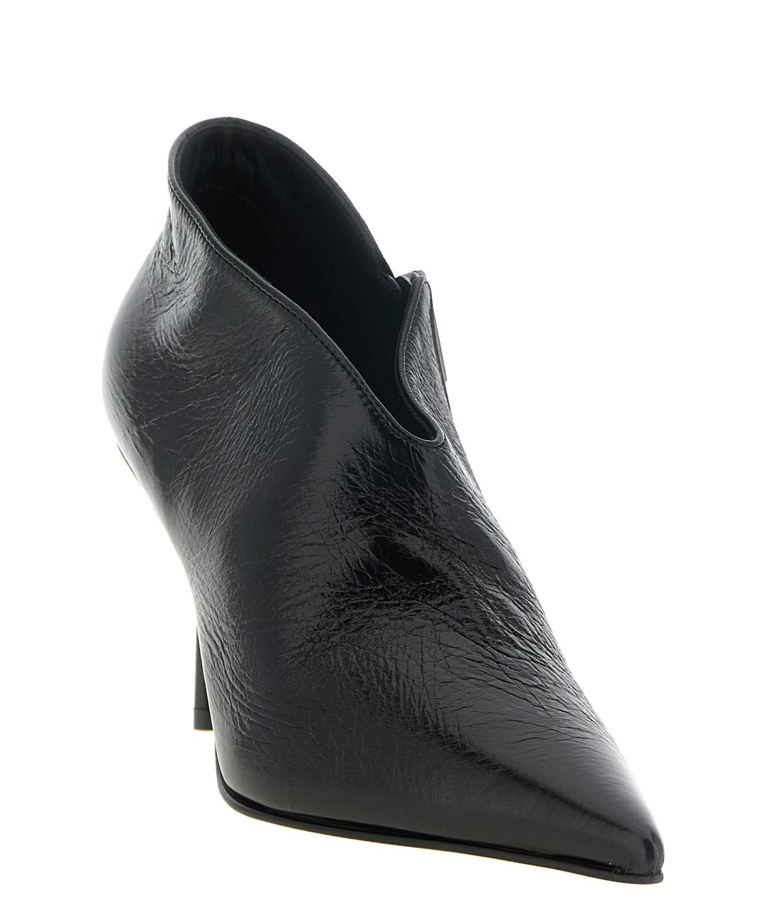 LE SILLA Черные кожаные ботильоны, фото 2
