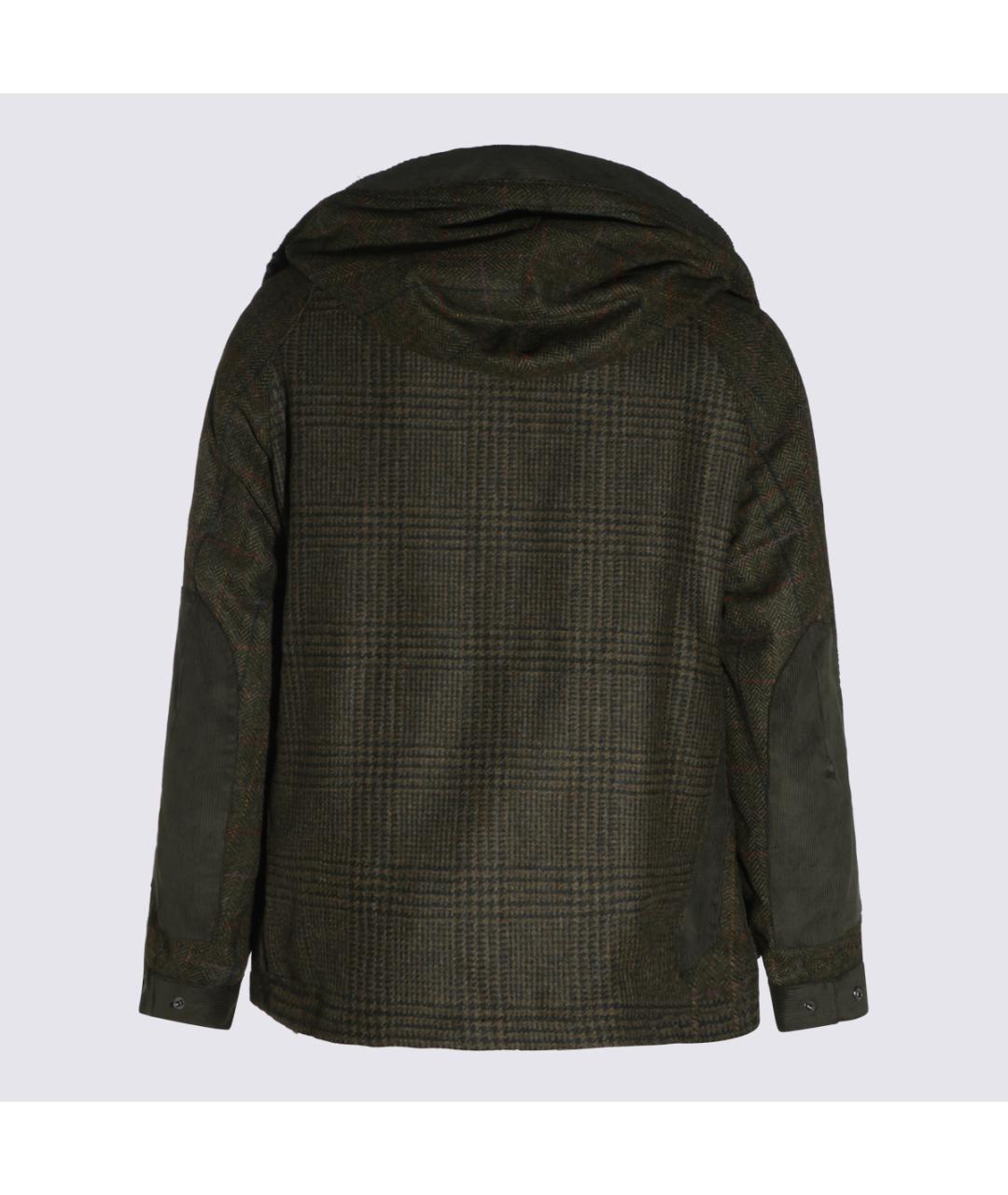 BARBOUR Зеленая шерстяная куртка, фото 2