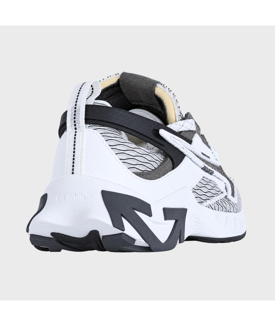 OFF-WHITE Белые синтетические низкие кроссовки / кеды, фото 3