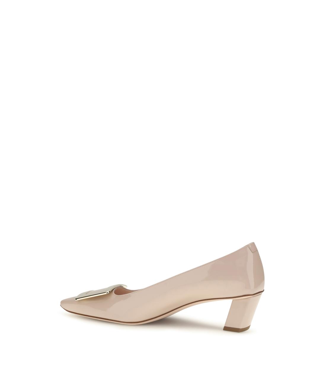 ROGER VIVIER Бежевые туфли из лакированной кожи, фото 3