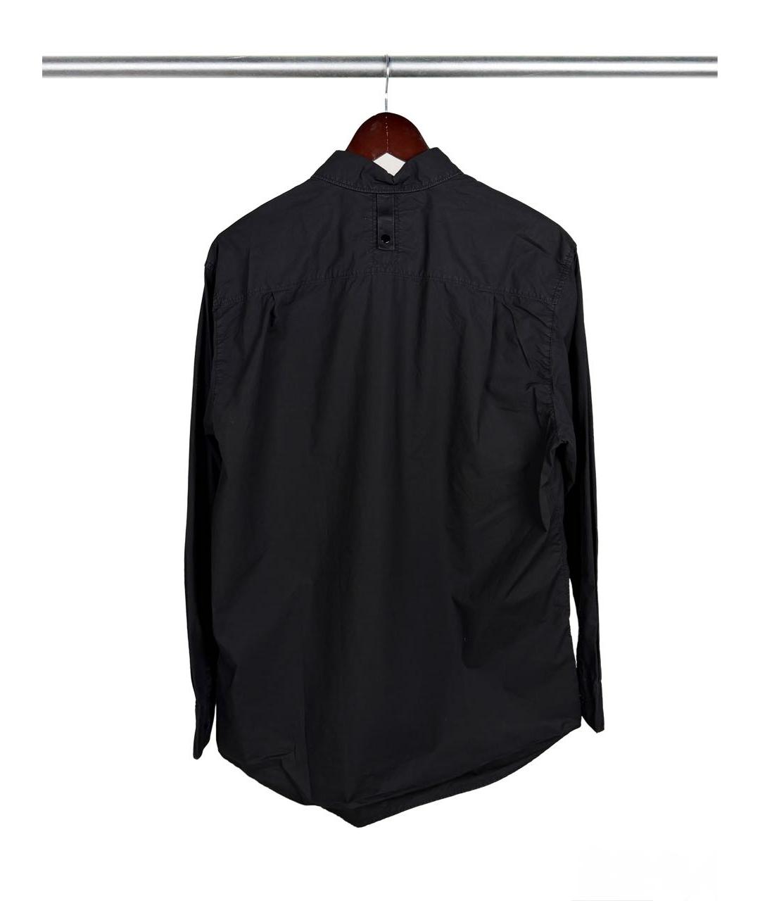 STONE ISLAND Черная хлопковая кэжуал рубашка, фото 2