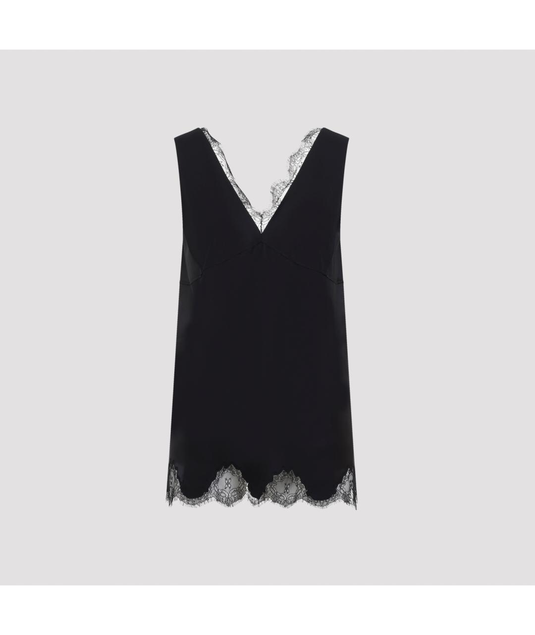 Carven Черная шерстяная блузы, фото 2