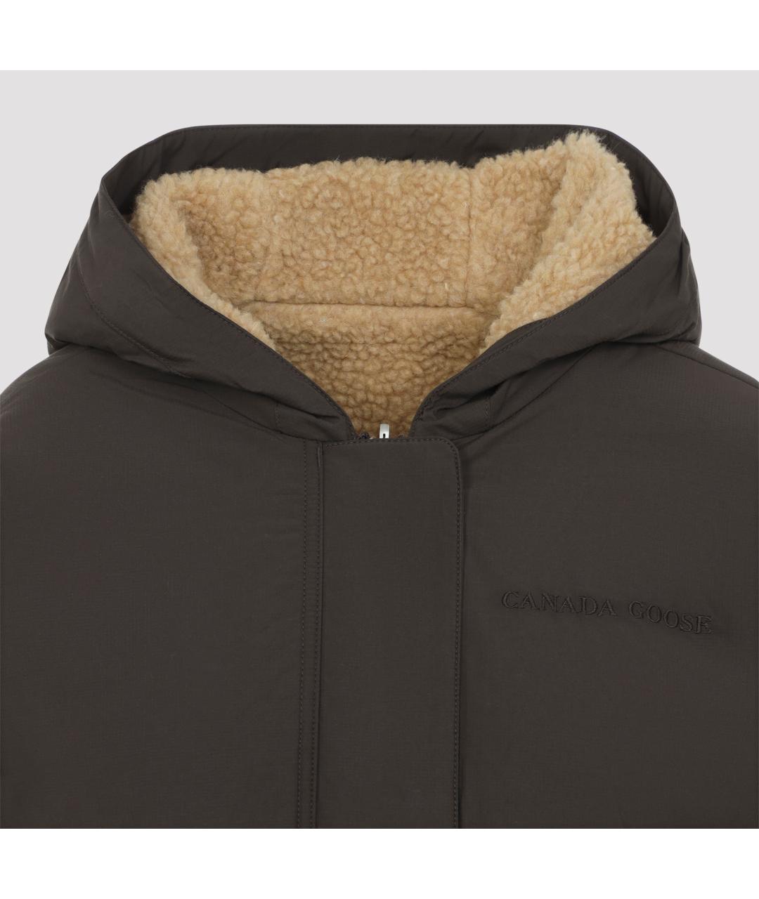 CANADA GOOSE Бежевая шерстяная куртка, фото 6