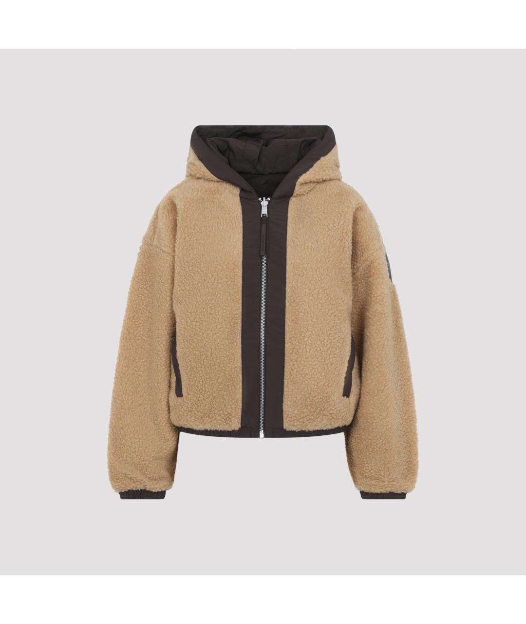 CANADA GOOSE Бежевая шерстяная куртка, фото 2