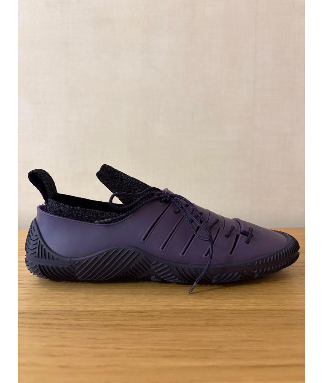 BOTTEGA VENETA Фиолетовые резиновые кроссовки, фото 9