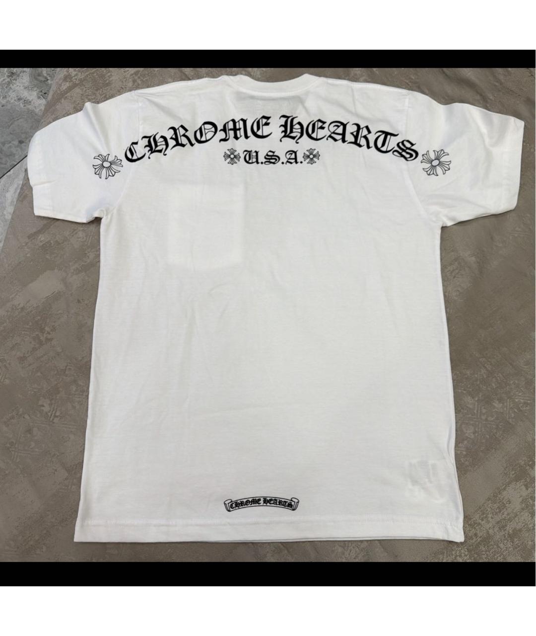 CHROME HEARTS Белая футболка, фото 2