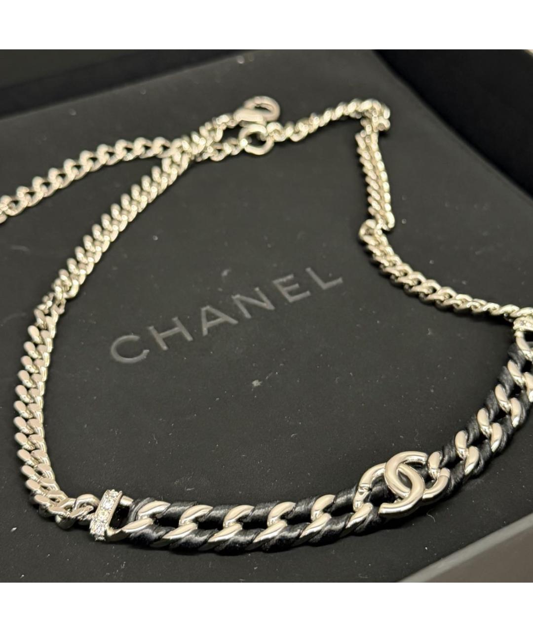 CHANEL Серебряный чокер, фото 4