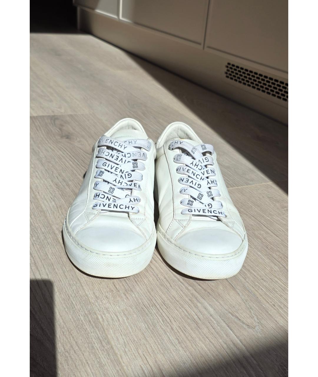 GIVENCHY Белые кожаные кеды, фото 2