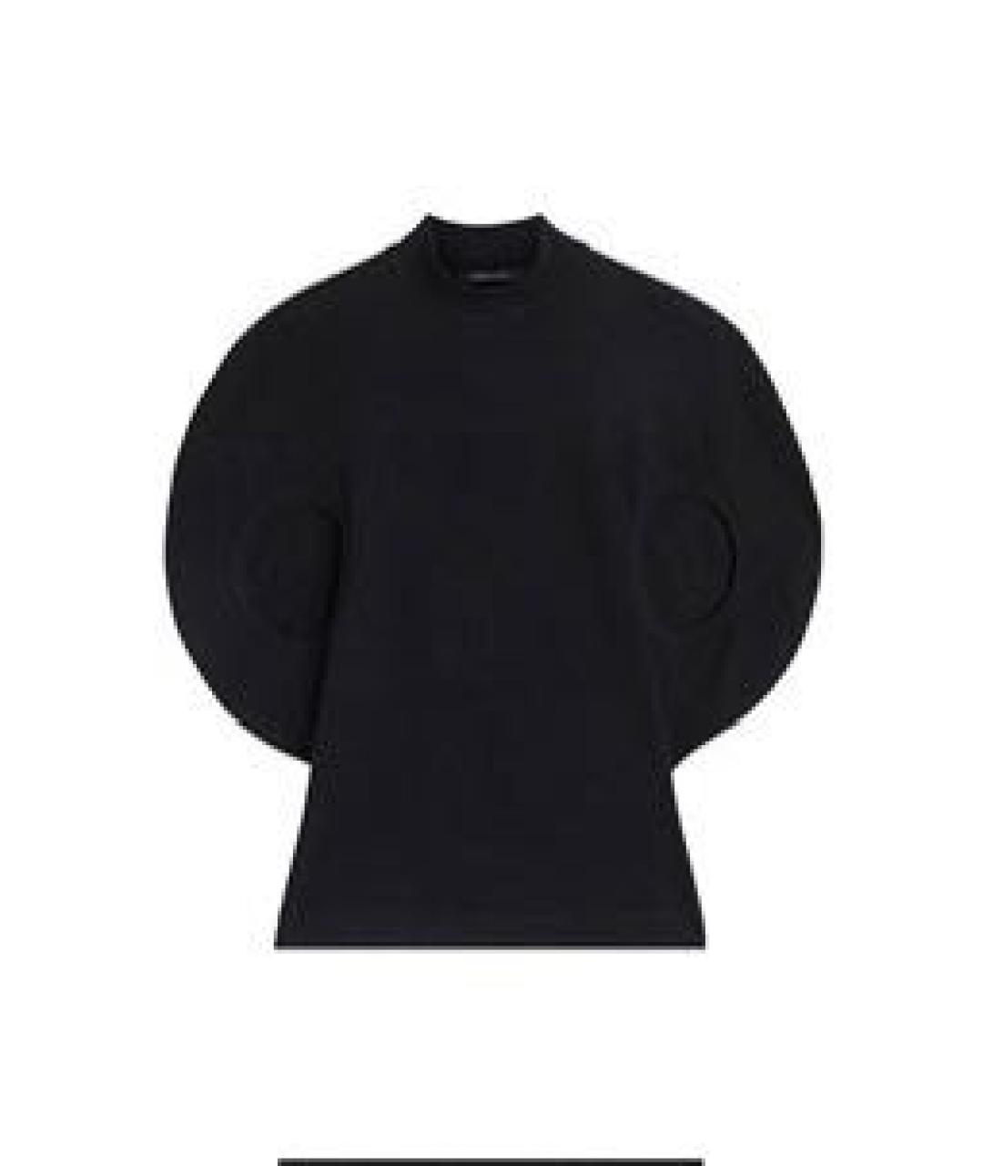 PHOEBE PHILO Черная хлопковая майка, фото 8