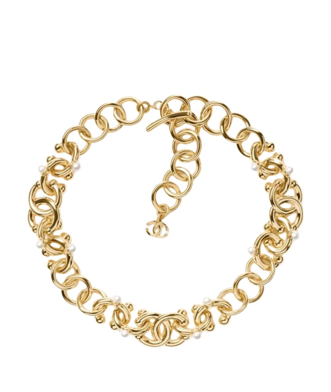 CHANEL Золотое колье, фото 1