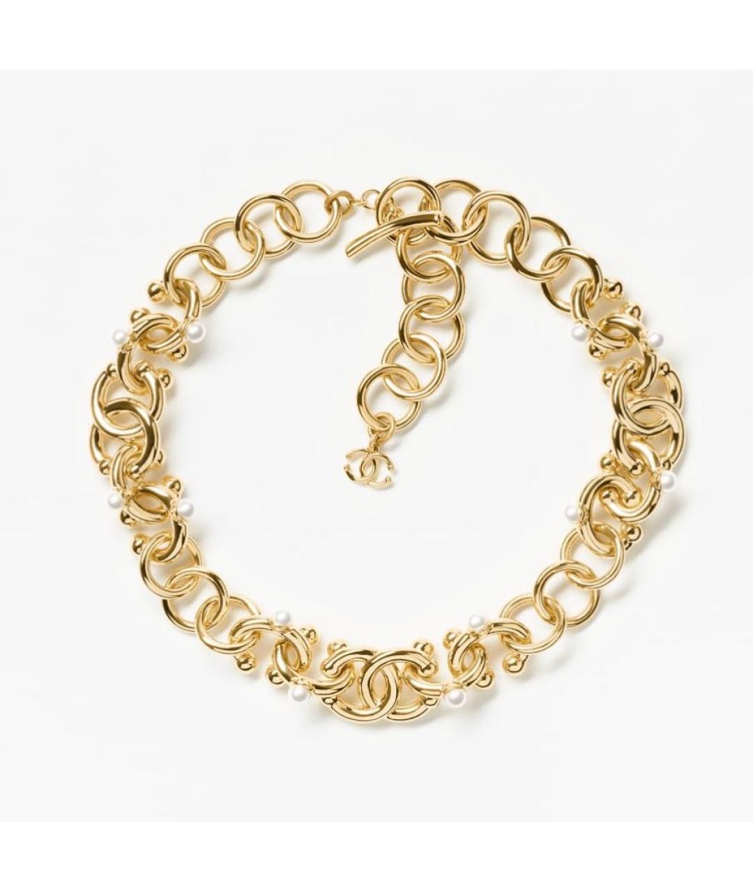 CHANEL Золотое колье, фото 5