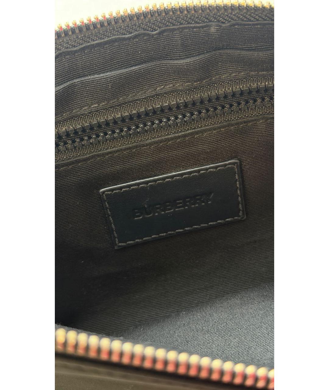 BURBERRY Черная нейлоновая папка для документов, фото 6