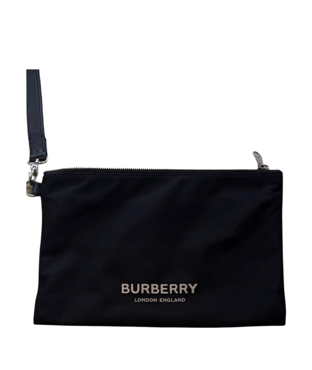 BURBERRY Черная нейлоновая папка для документов, фото 1