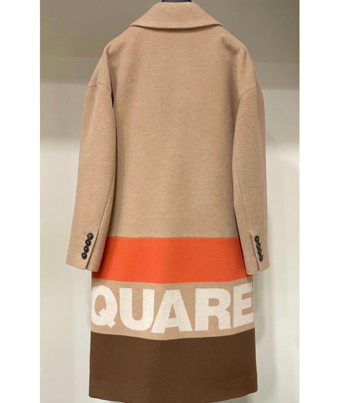DSQUARED2 Мульти шерстяное пальто, фото 2