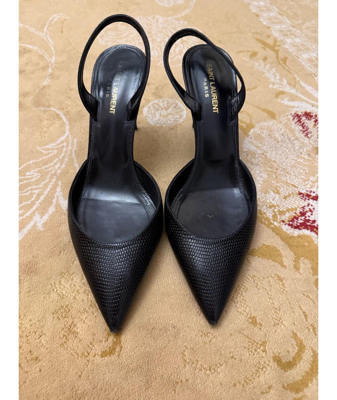 SAINT LAURENT Черные туфли, фото 2