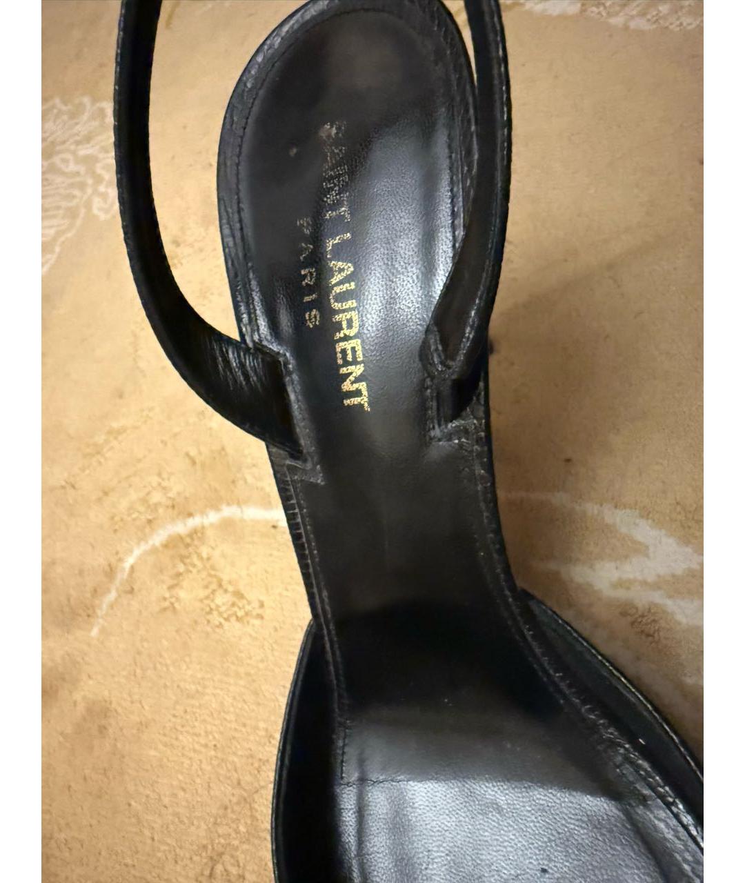 SAINT LAURENT Черные туфли, фото 3