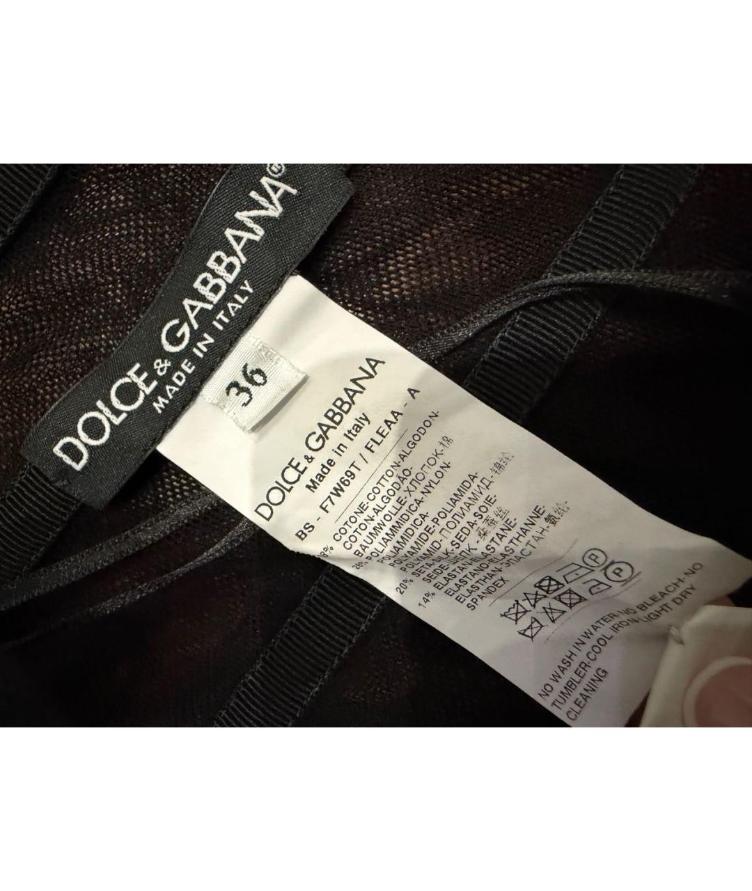 DOLCE&GABBANA Черный корсет, фото 6